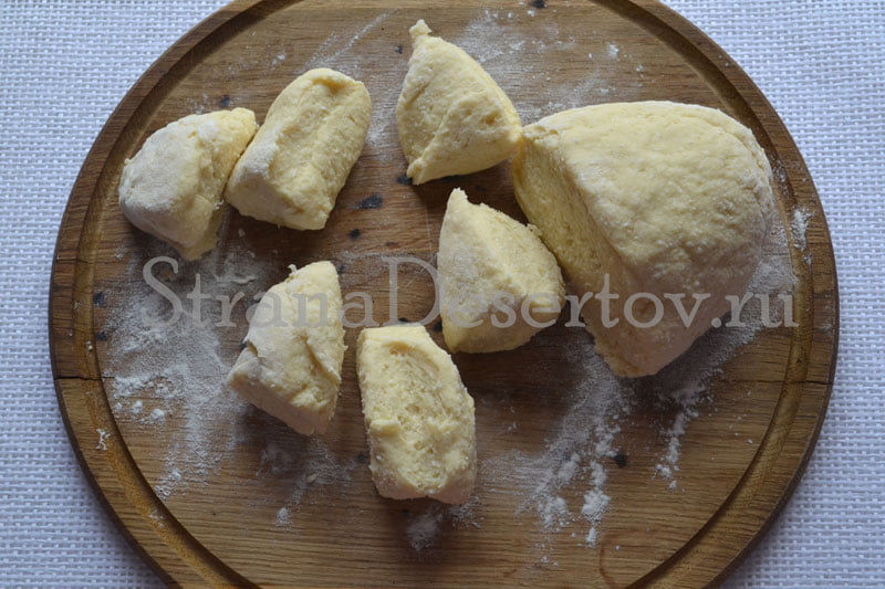 разделяю тесто