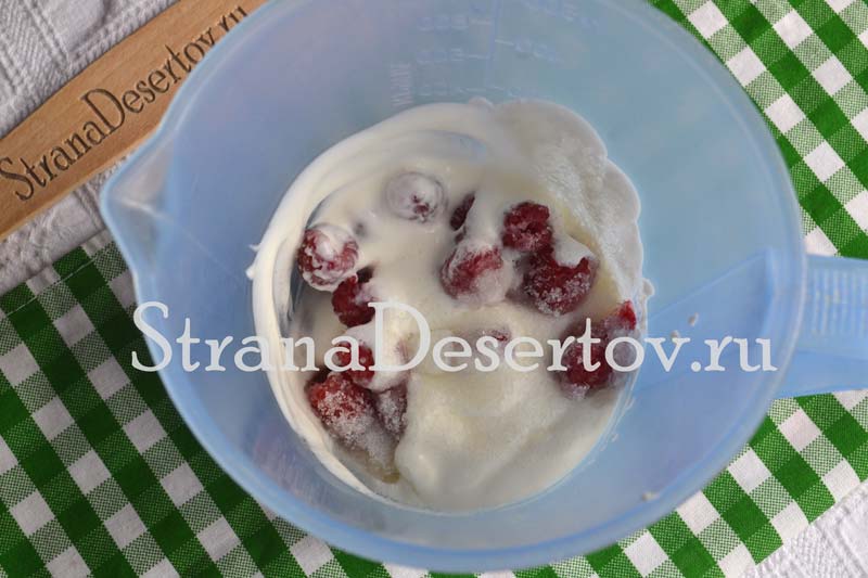 Сметана и малина что можно приготовить