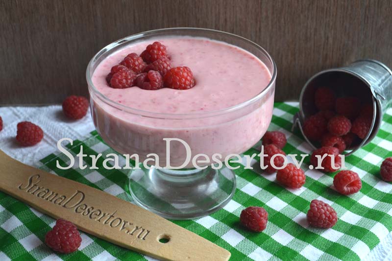 Сметана и малина что можно приготовить