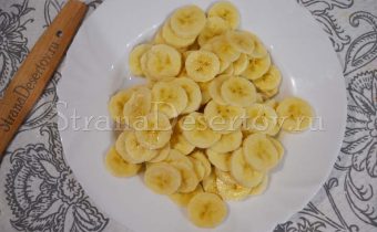 нарезка бананов